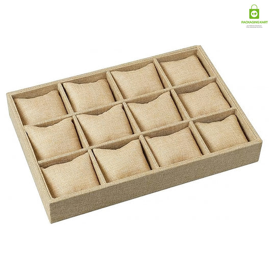 Elegant Yellow Watch & Bracelet – Perfect for Jewellery Tray Display