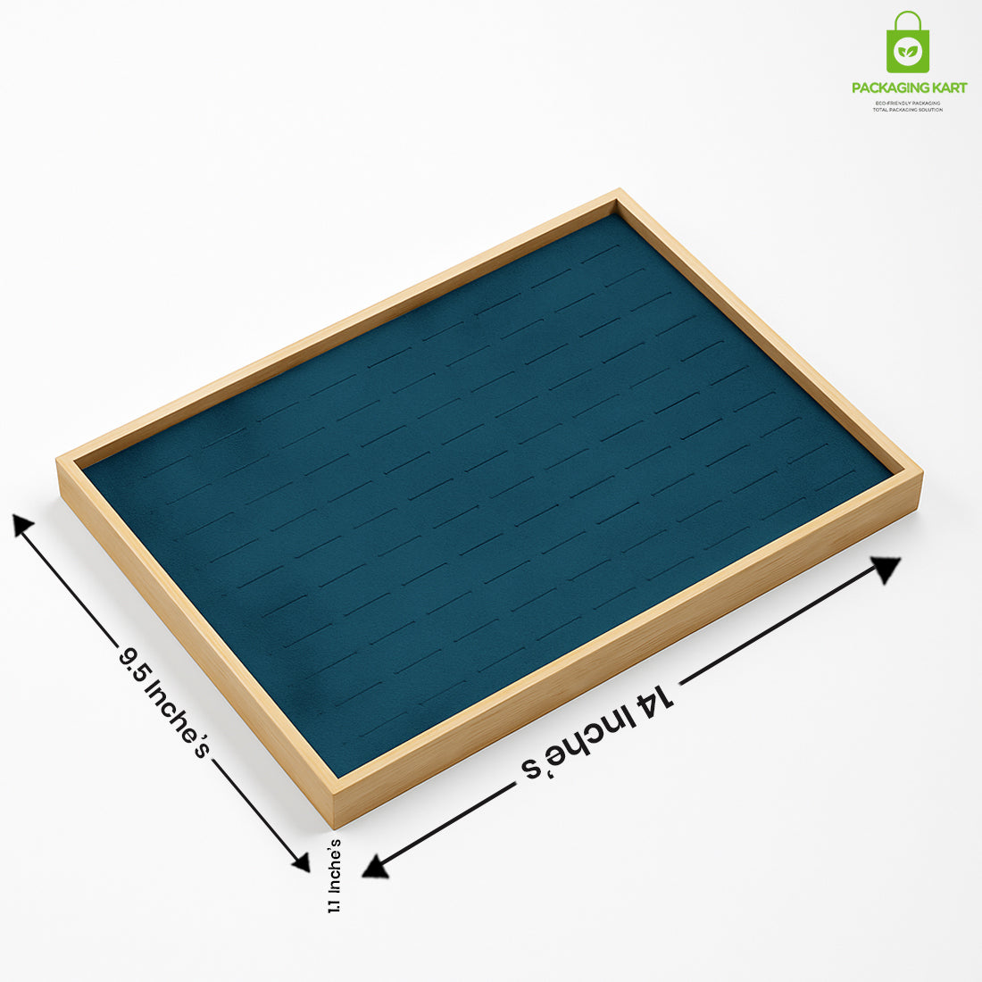 Elegant Green Jewellery Tray – Ring Arrangement
