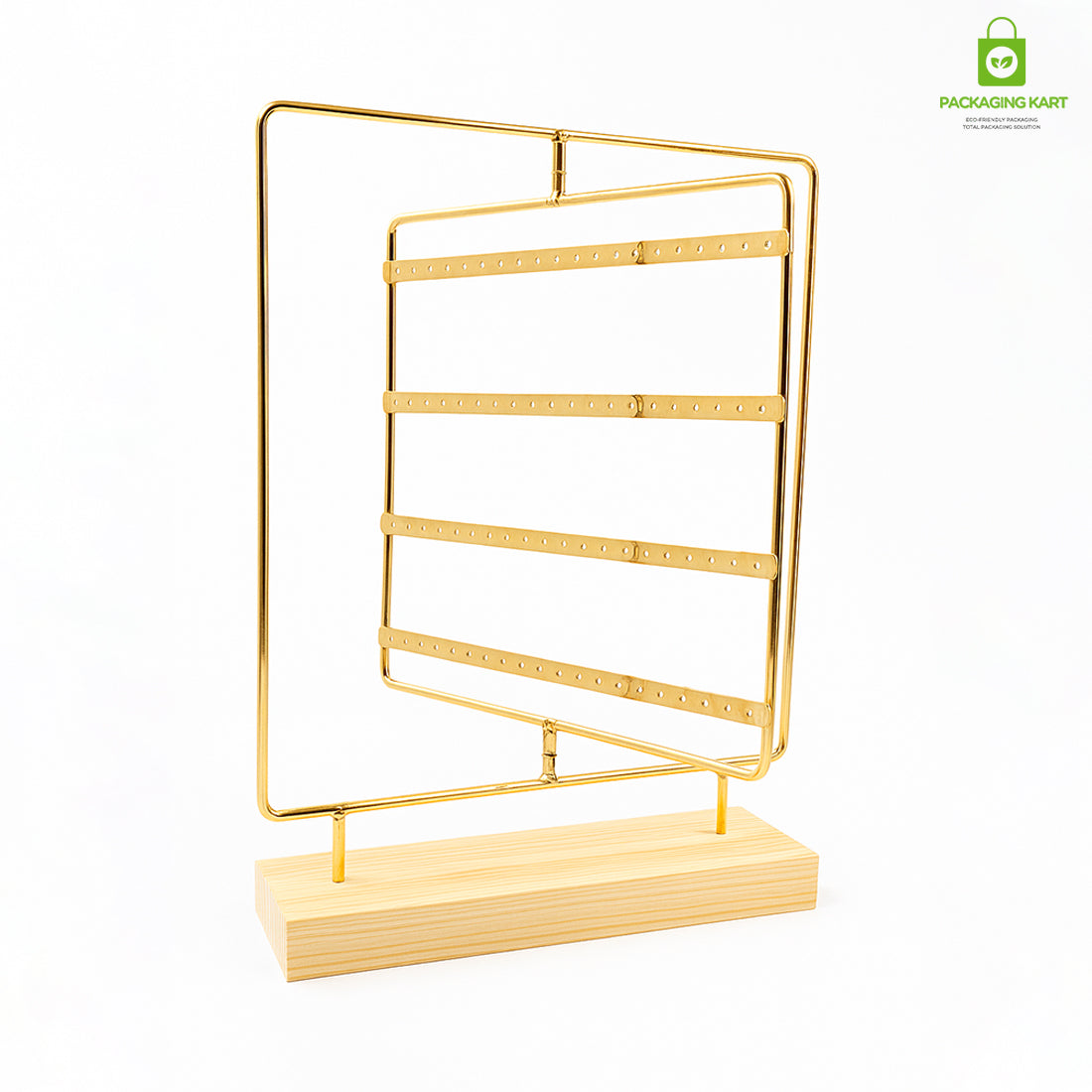 Fancy Yellow Earrings Tray – Elegant Holder for Studs & Danglers
