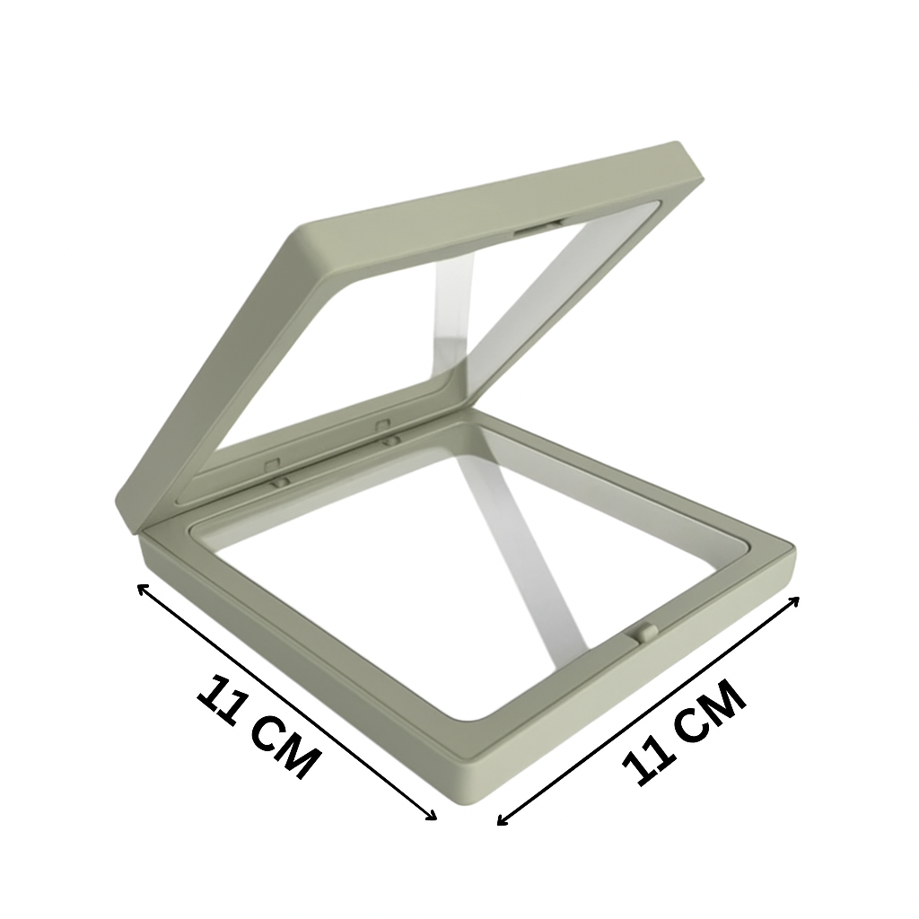 11X11 Jewellery Floating Frame Display Box ā 3D Effect for Rings & Pendants