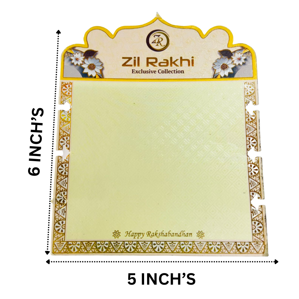 Elegant Fancy Rakhi Card for Brother – Raksha Bandhan Special