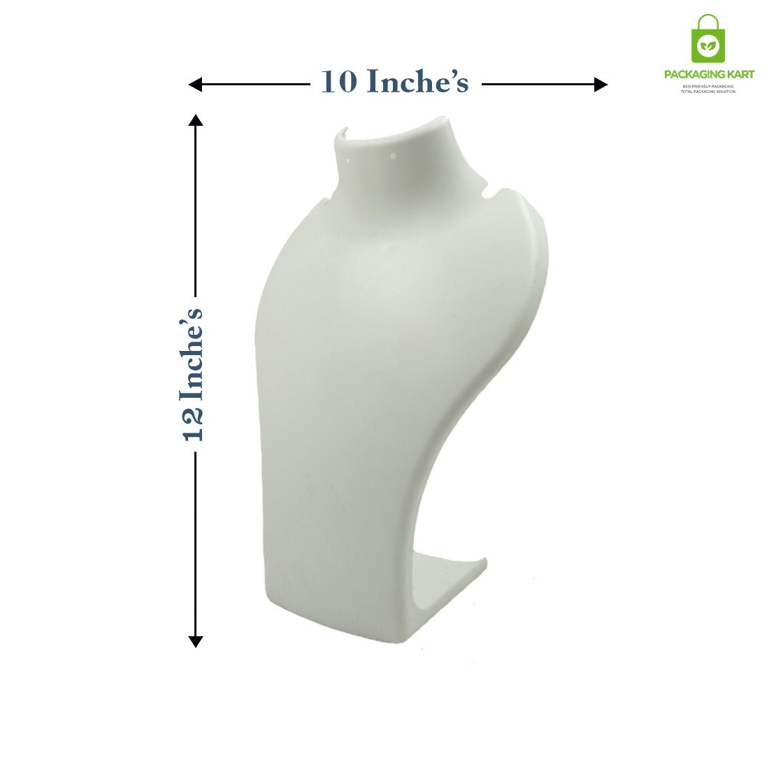 Black Plastic Fibre Jewellery Display Statue – Elegant Neck Stand