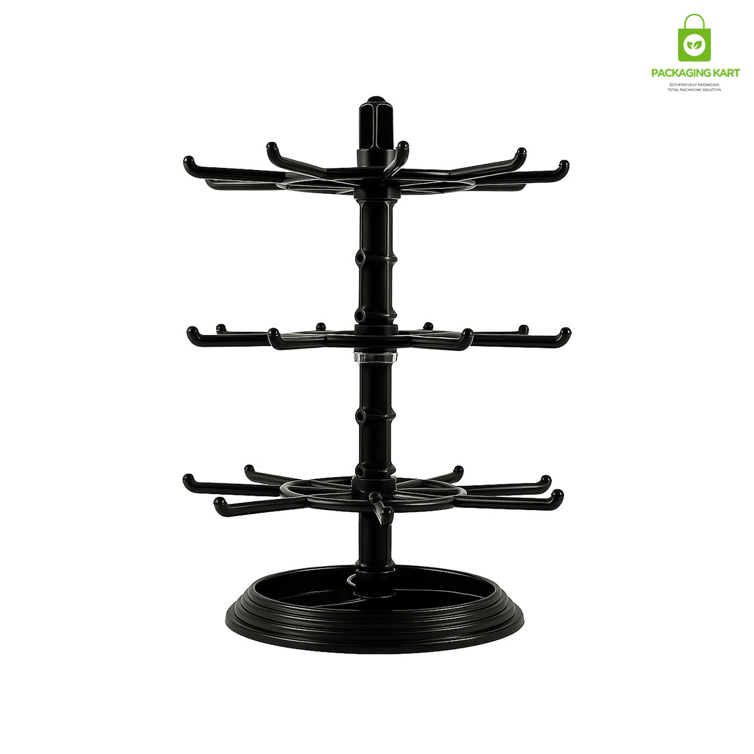 Rotating Earring Display Stand – 360 Degree Jewelry Organizer Rack