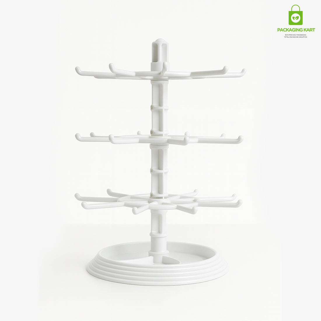 Rotating Earring Display Stand – 360 Degree Jewelry Organizer Rack