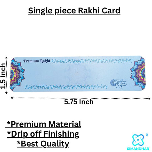 Raksha Bandhan Greeting Card – Traditional Rakhi Design