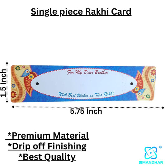 Handmade Raksha Bandhan Card – Unique Rakhi Greeting
