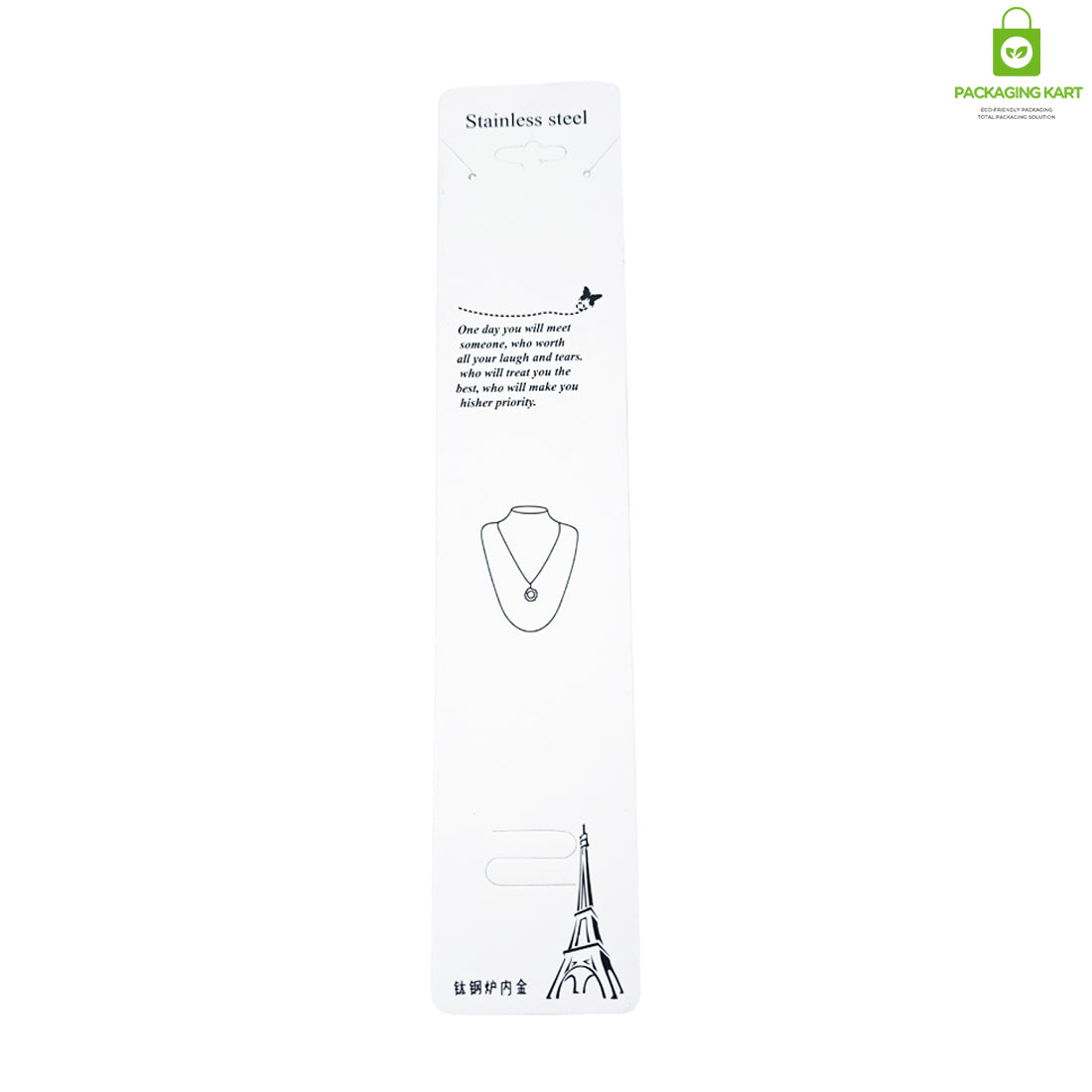 Stylish Multi-Colour Display Cards for Chains & Pendants