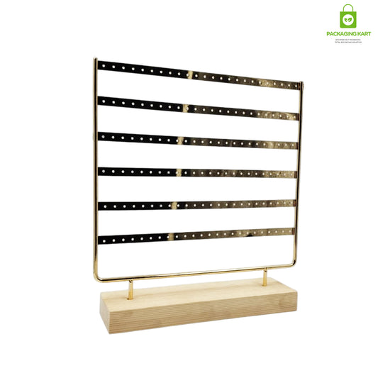 Elegant Cream Earrings Display Tray for Jewellery