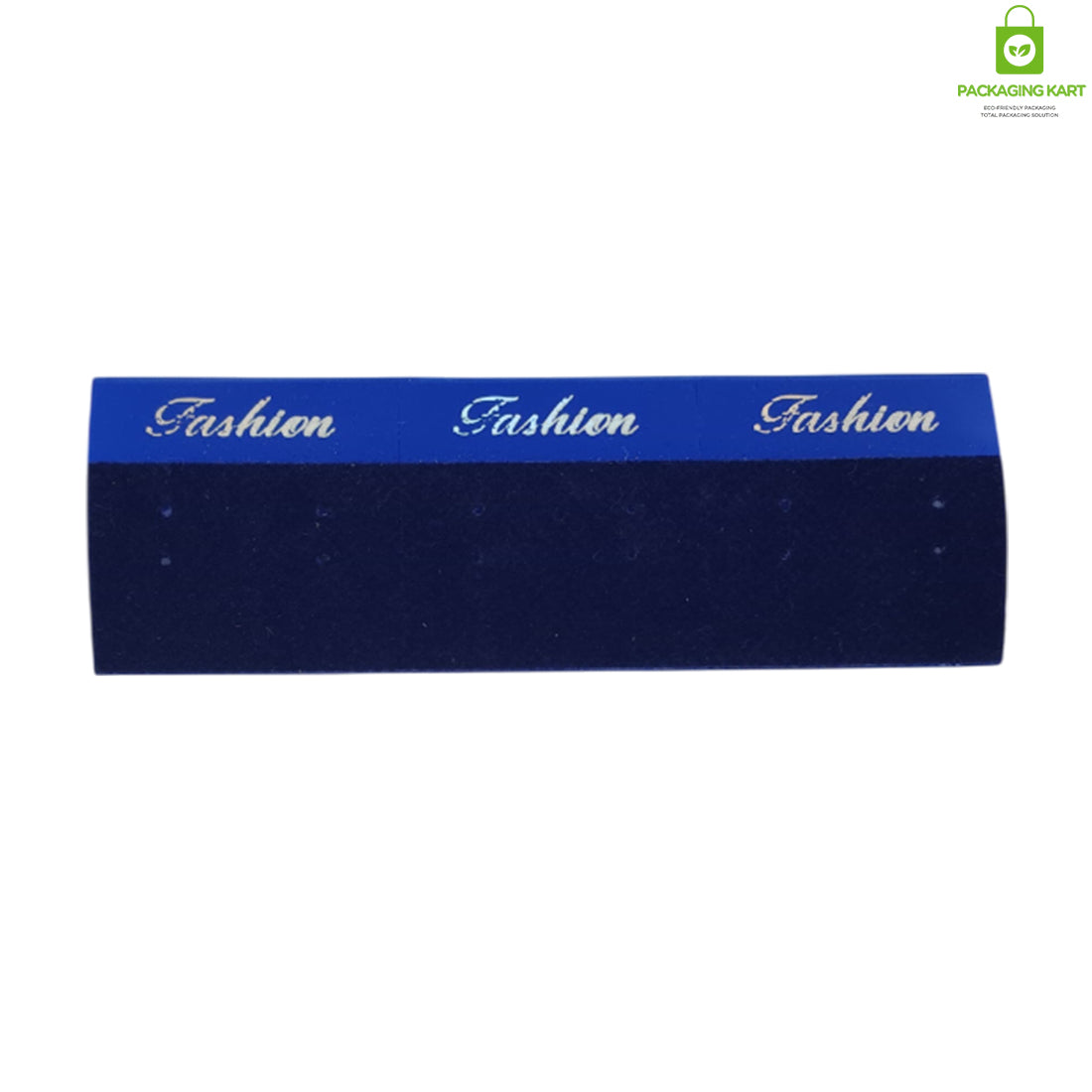Elegant Blue Velvet Earrings Display Card for Retail & Gifting
