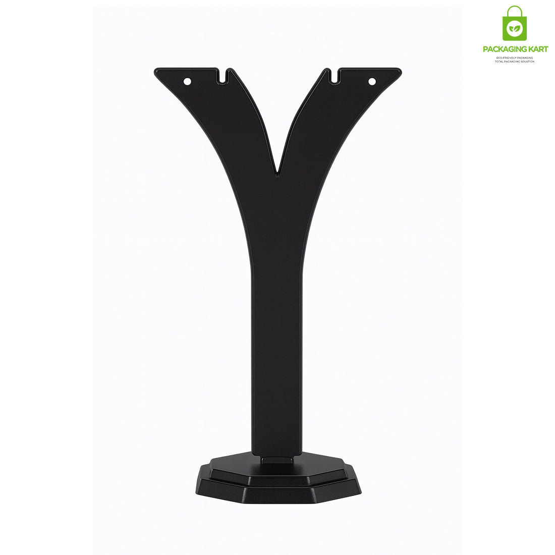 Minimalist Black Earring Holder – Y Shape Jewelry Organizer