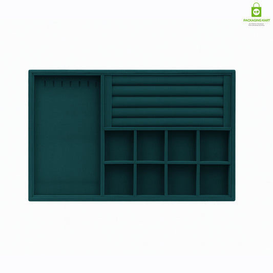 Luxury Green Velvet Box for Bracelet, Kada & Watch – Premium Jewellery Packaging