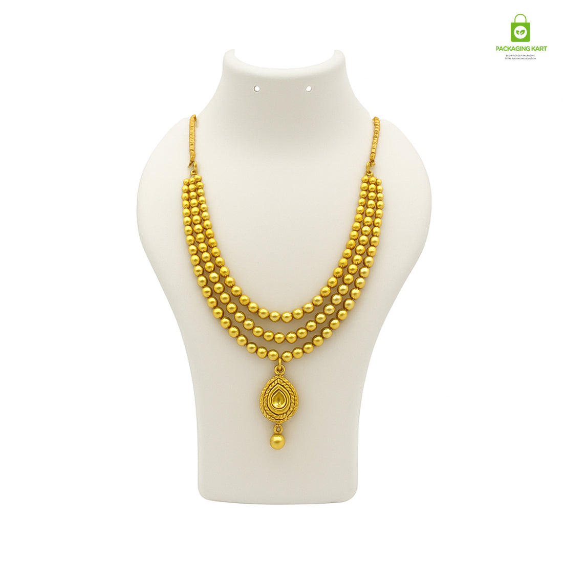 Black Plastic Fibre Jewellery Display Statue – Elegant Neck Stand
