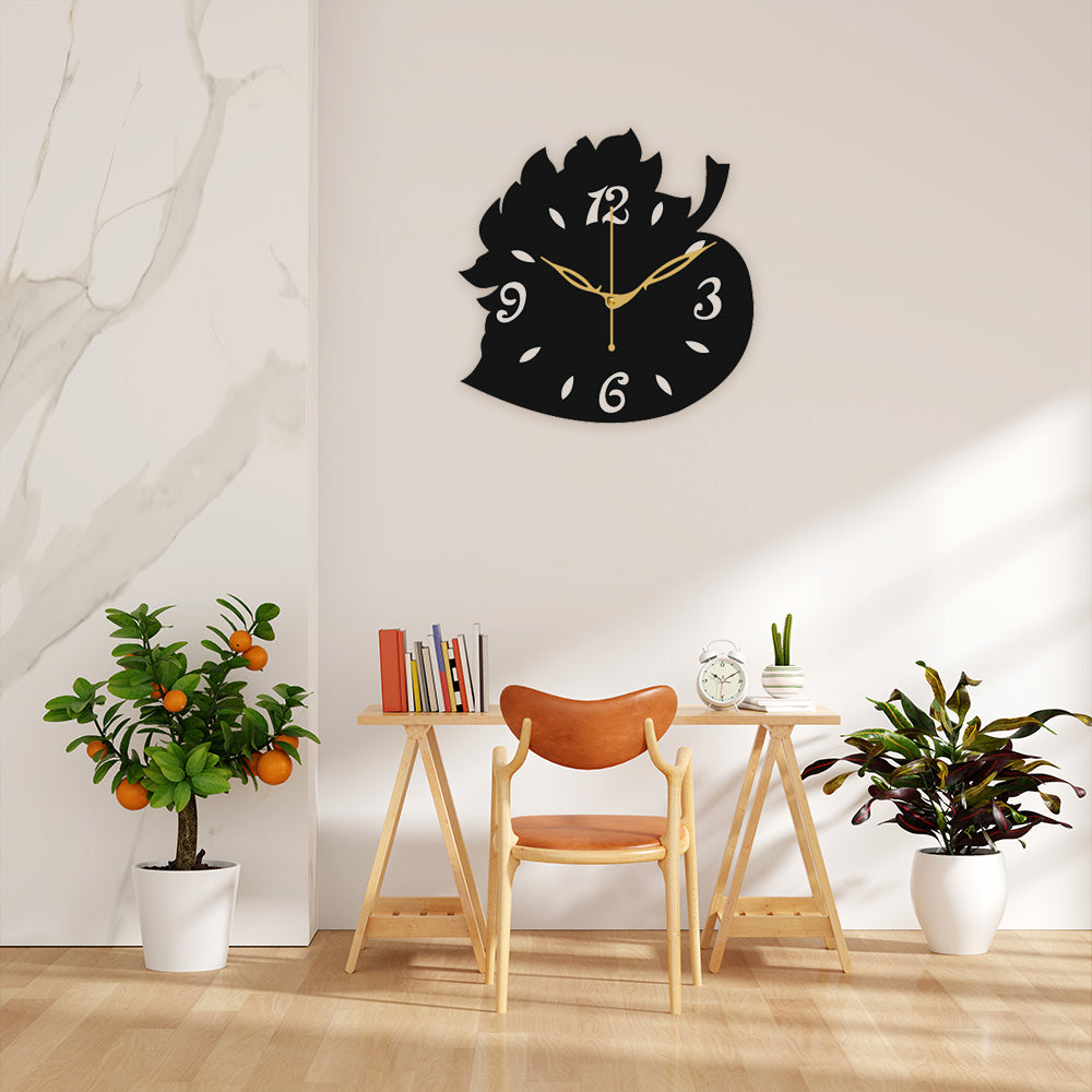 Wooden Analog Wall Clock for Home & Office Decor