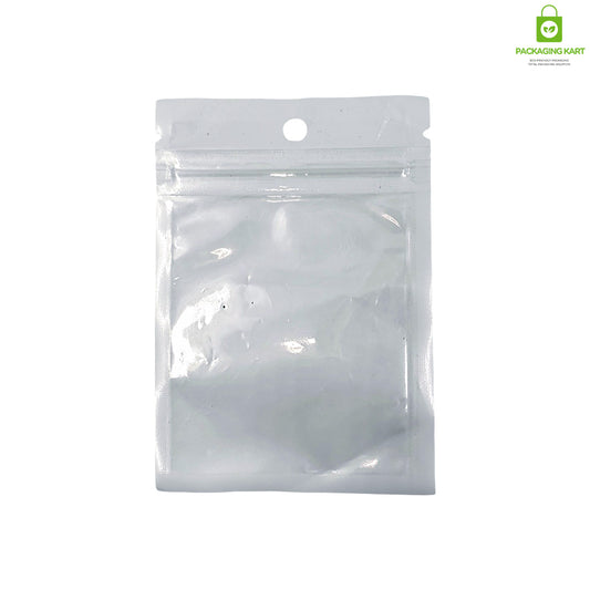 Premium White Zipper Bags for Kitchen Food Storage