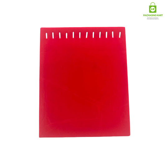 Red Velvet Chain Tray | Luxury Necklace & Chain Holder