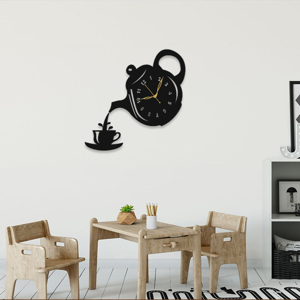 Decorative Wall Clock with Premium Wooden Finish