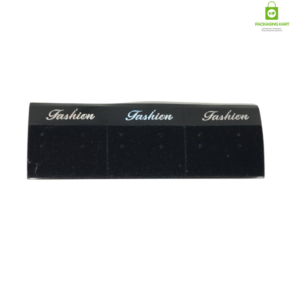 Elegant Blue Velvet Earrings Display Card for Retail & Gifting