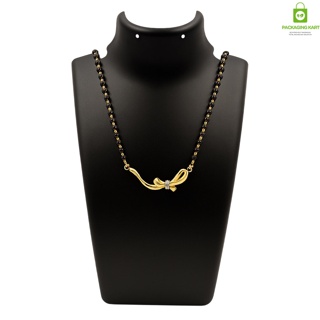 Black Plastic Fibre Jewellery Display Statue – Elegant Neck Stand