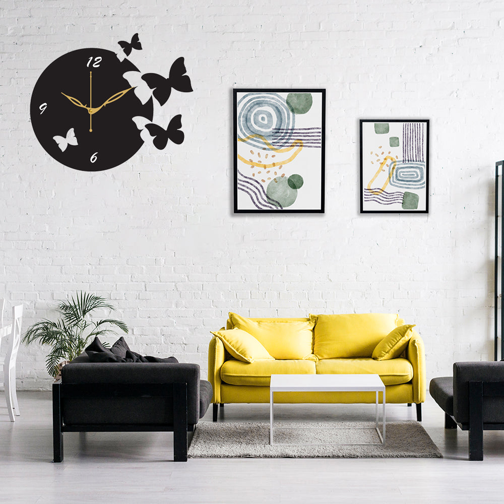 Premium Quality Wooden Analog Wall Clock – Silent Sweep