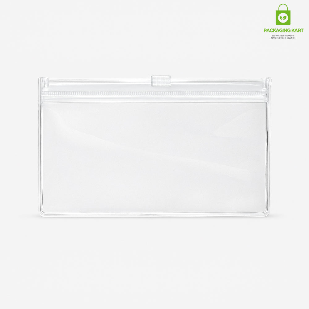 Matte Finish Jewellery Zip Pouch for Rings, Earings, Necklace, Transparent