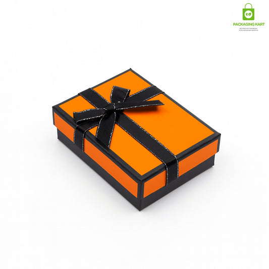 Luxury Orange Jewellery Case – Keep Your Rings, Earrings & Necklaces Organized