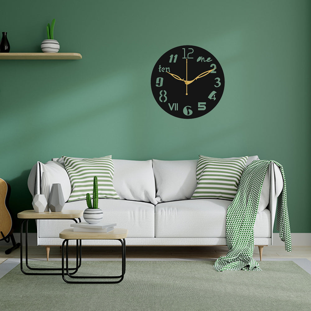 Fancy Decorative Wall Clock for Drawing Room