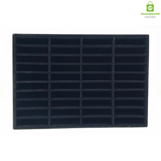 Premium Black Velvet Jewelry Tray,Bracelet Watch Jewelry Display Tray,Showcase Jewelry Organizer