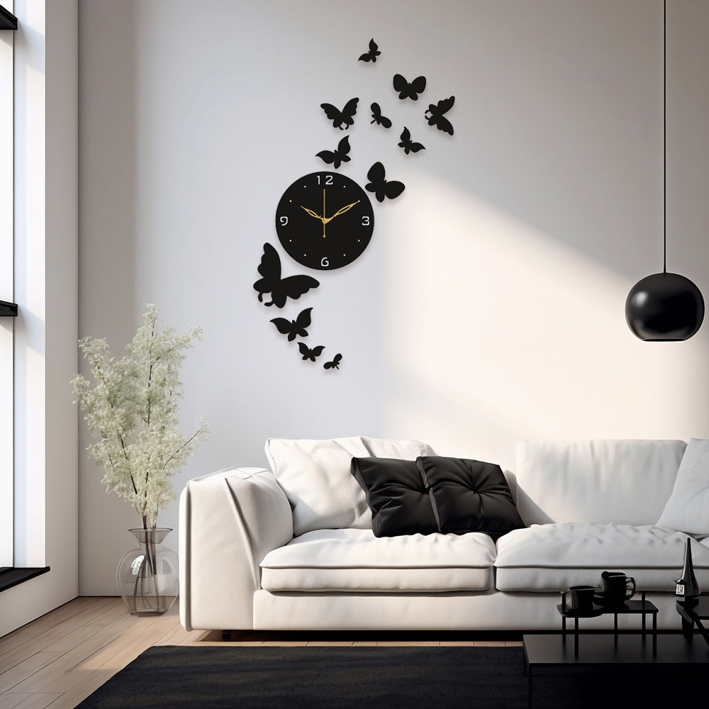 Elegant Wooden Analog Wall Clock for Stylish Interiors