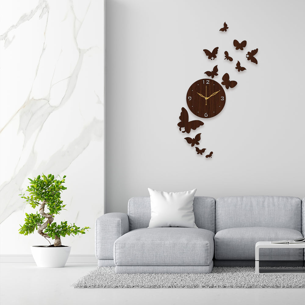Minimalist Wooden Analog Wall Clock for Modern Homes