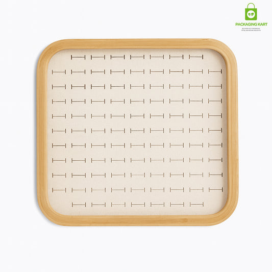 Premium Cream Jewellery Ring Tray – Elegant Storage Solution