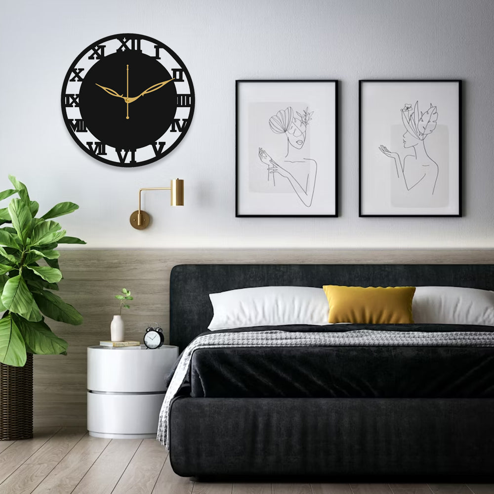 Decorative Wall Clock for Kitchen & Living Room