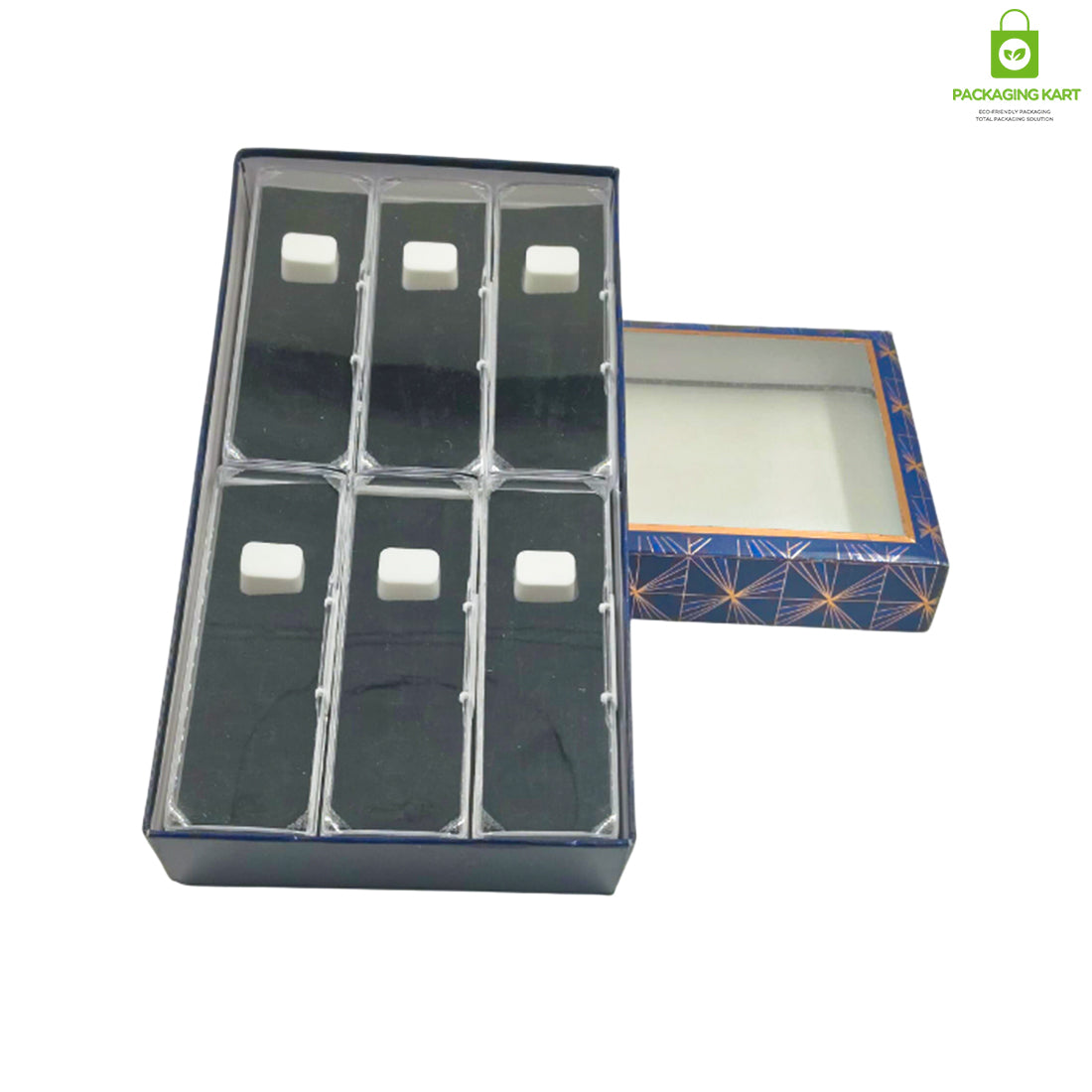 Plastic Mangalsutra Jewellery Box – Blue Velvet Lined Gift & Storage Case