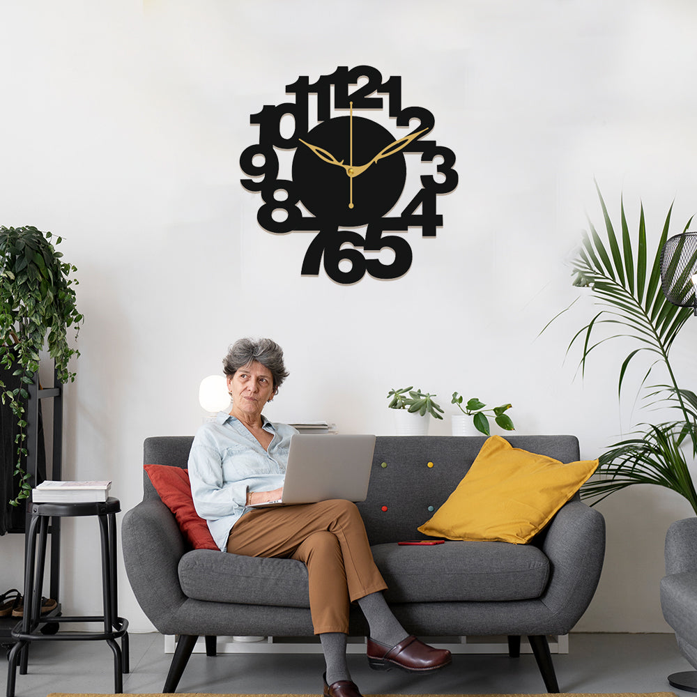 Decorative Wall Clock for Home & Living Room