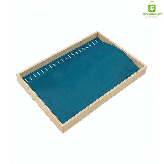 Green Chain Pendant Jewellery Tray – Elegant Display Organizer