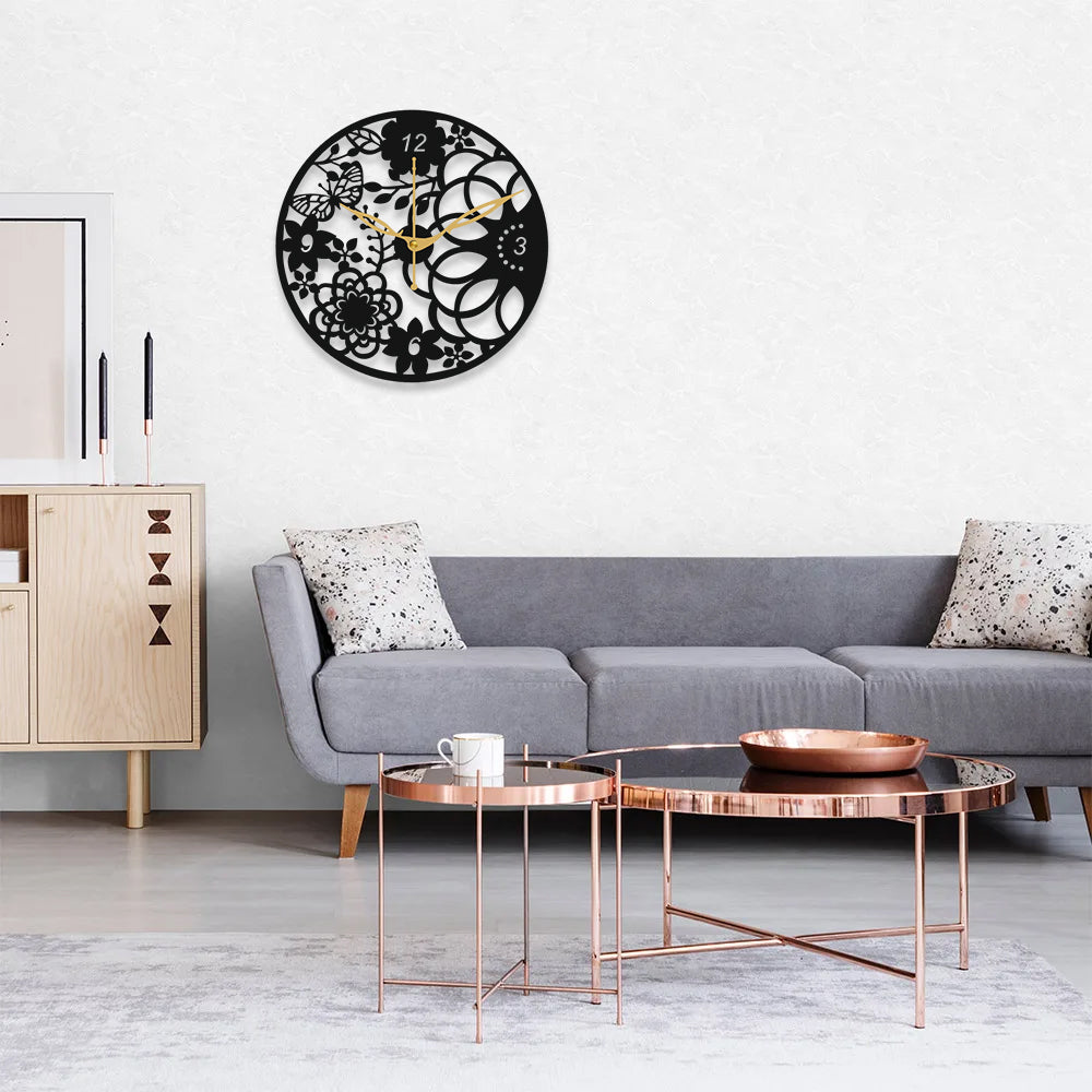 Luxury Decorative Wall Clock with Elegant Craftsmanship