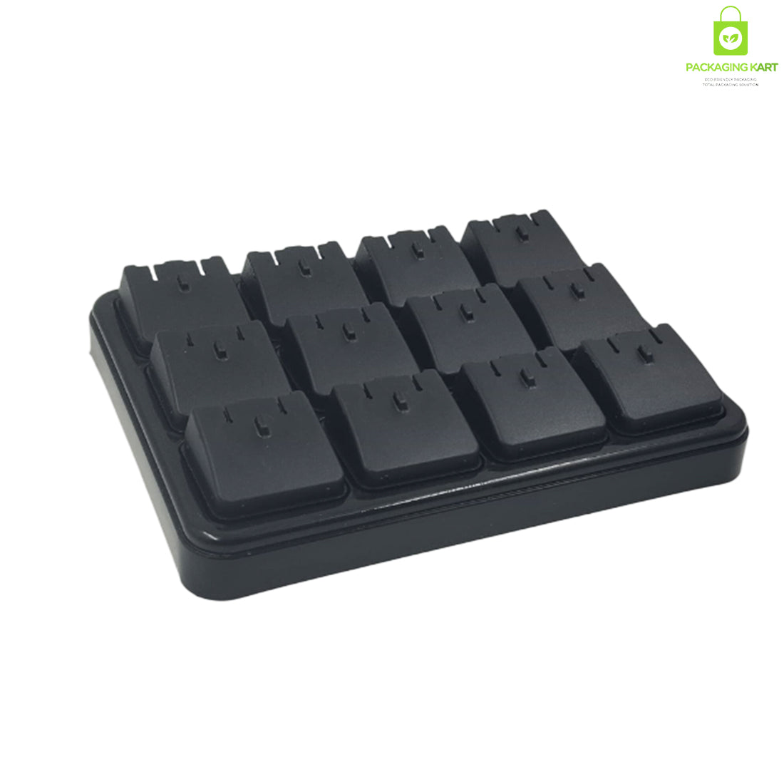 Multi-Compartment Plastic Jewellery Box for Earrings