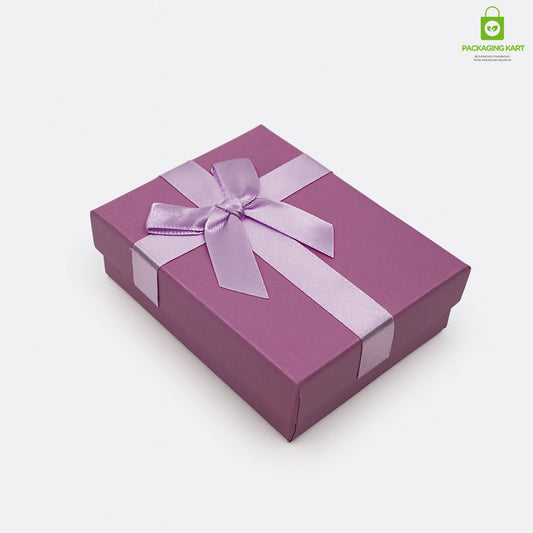 Stylish Purple Jewellery Box – Perfect for Rings, Bracelets & Necklaces