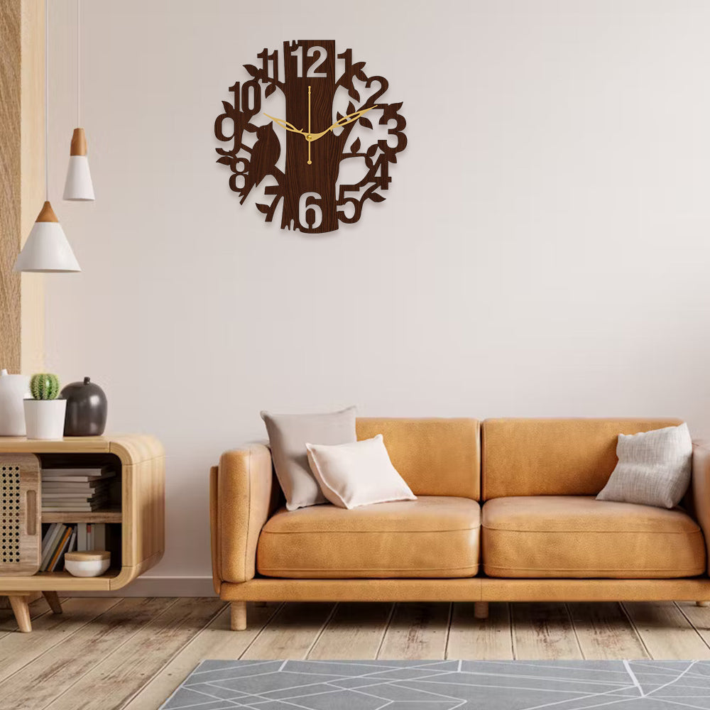 Unique Shape Decorative Wall Clock for Modern Apartments