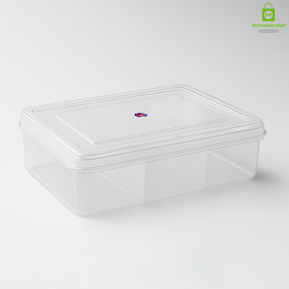 Transparent 6 Compartment Jewellery Storage Organizer – Plastic Box for Accessories