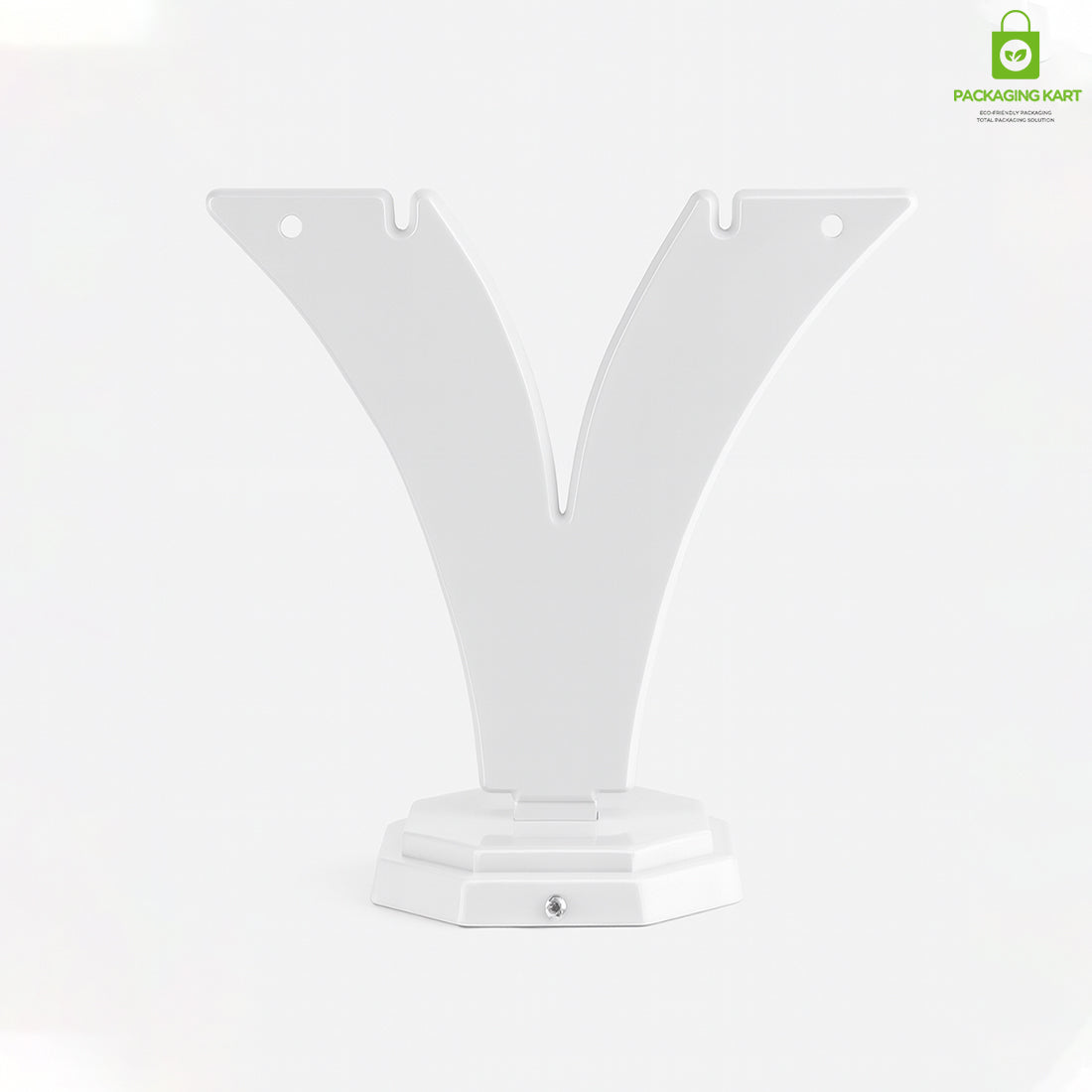 Minimalist White Earring Holder – Y Shape Jewelry Organizer