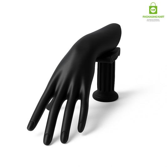 Premium Black Hand Statue Jewellery for Rings, Bracelets & Accessories