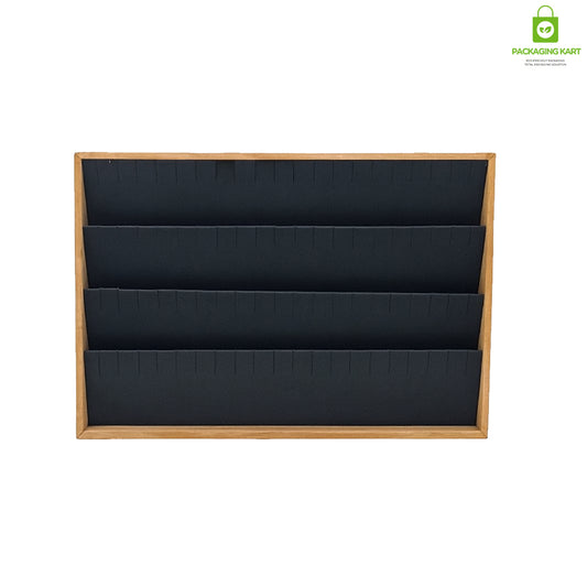 Black Jewellery Tray for Earrings – Stud & Hoop Display Stand