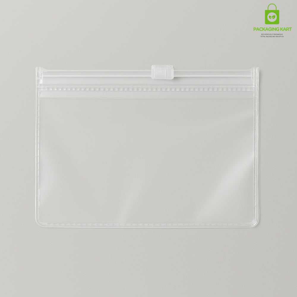 Matte Finish Jewellery Zip Pouch for Rings, Earings, Necklace, Transparent