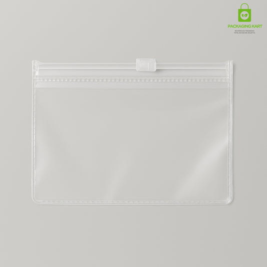 Matte Finish Jewellery Zip Pouch for Rings, Earings, Necklace, Transparent