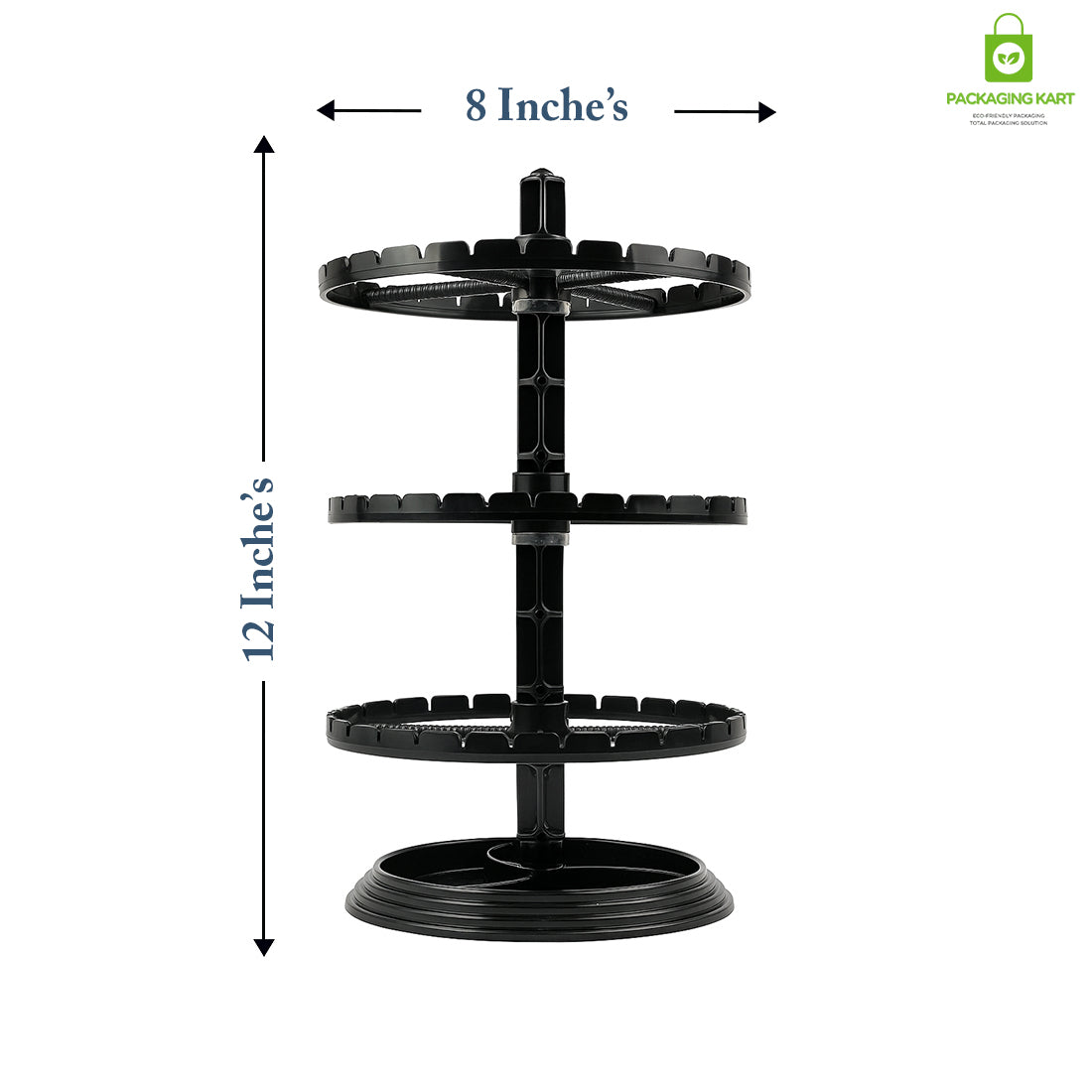 360° Rotating Earrings Stand – Jewelry Display Holder for Studs & Danglers