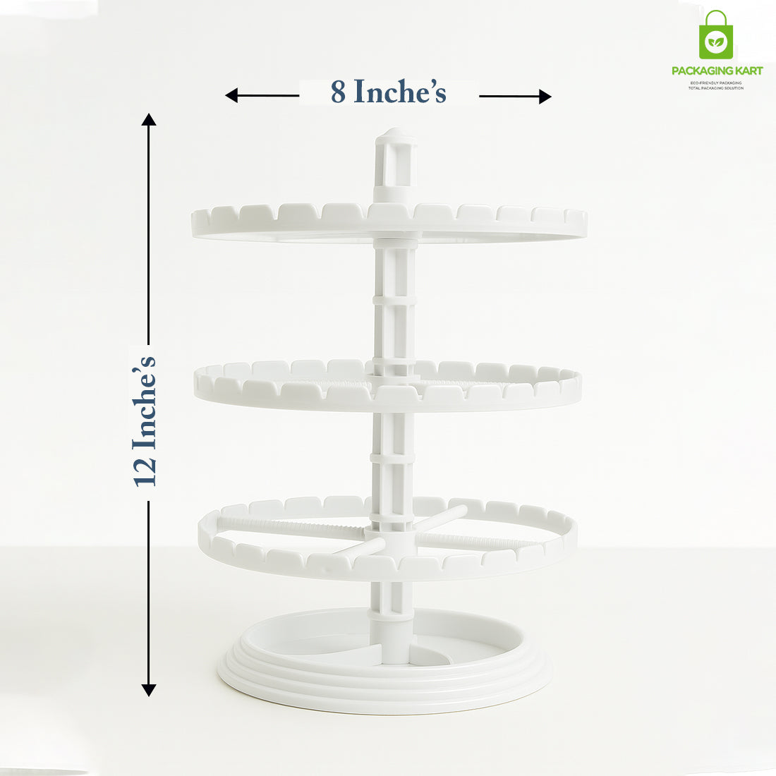 360° Rotating Earrings Stand – Jewelry Display Holder for Studs & Danglers