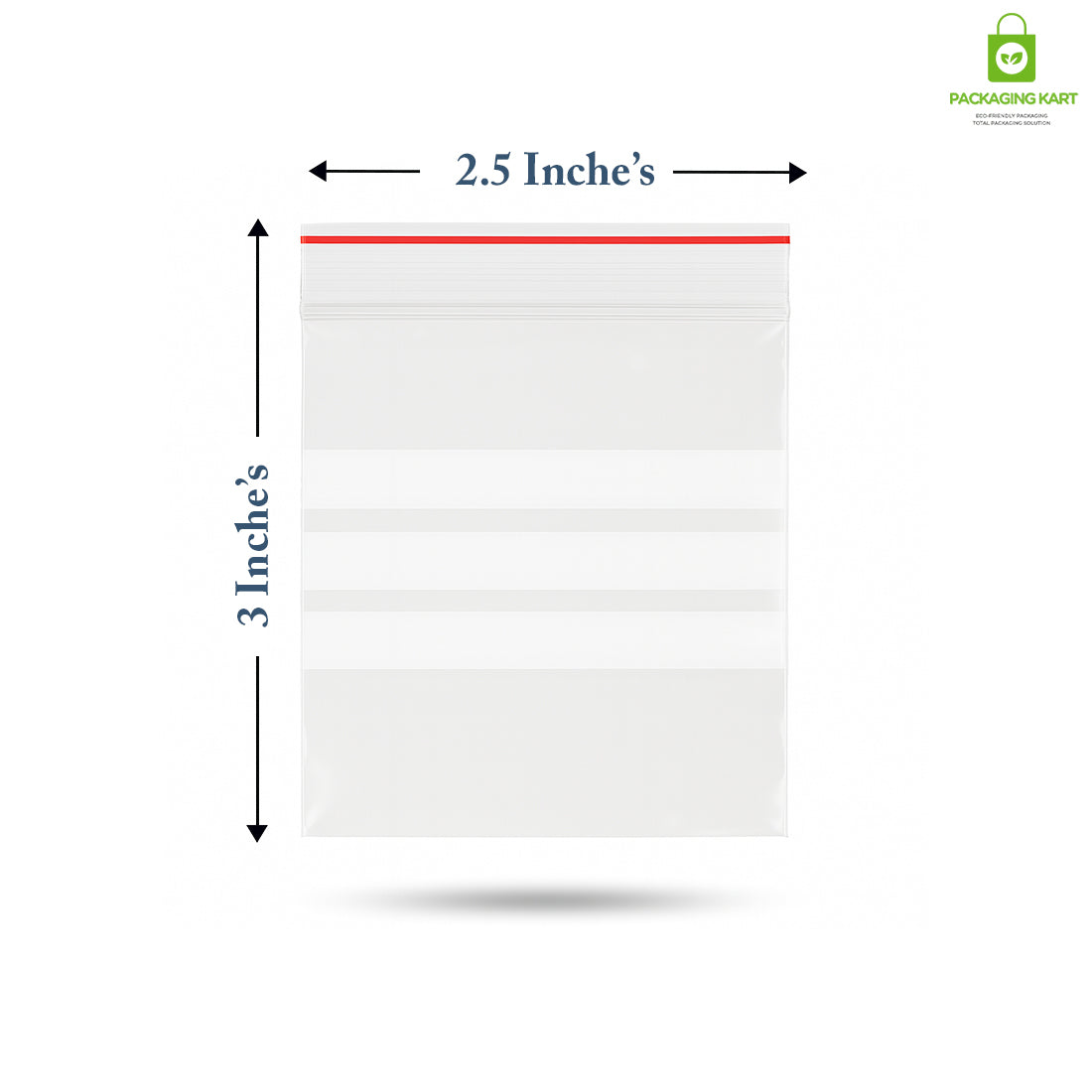Food Storage Ziplock Bags – 350 Gauge with Label Panel