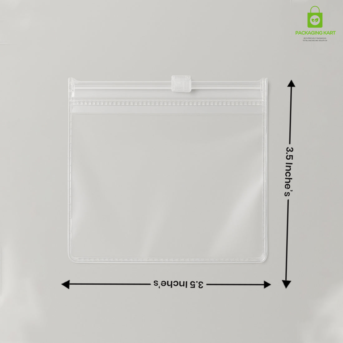 Matte Finish Jewellery Zip Pouch for Rings, Earings, Necklace, Transparent