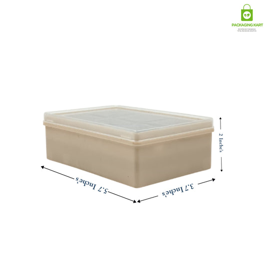 Stylish Blue Velvet Plastic Jewellery Box – Mangalsutra & Earrings Organizer