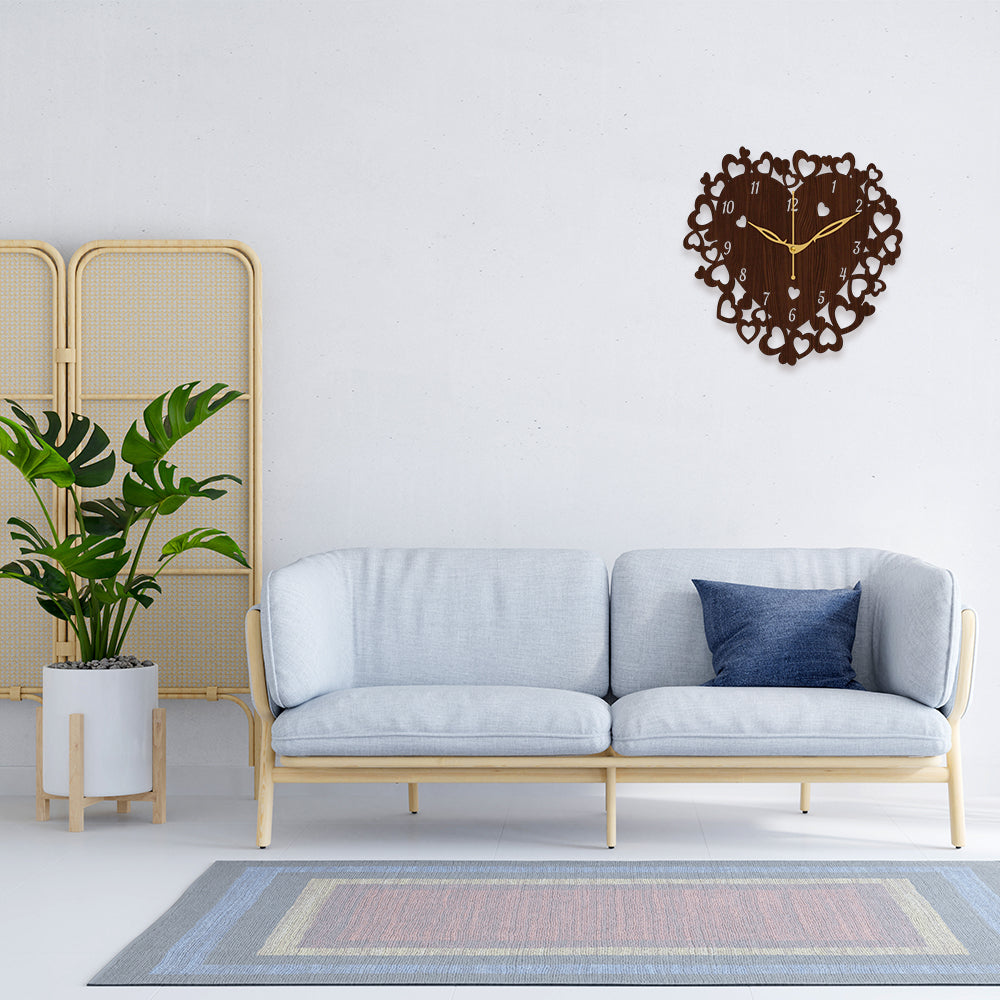 Luxury Oversized Decorative Wall Clock for Big Living Rooms